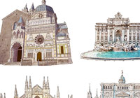 Ivan Stalio | Technical | Architecture | Basilica Bergamo | Duomo Milano | Fontana Trevi | Certosa Pavia