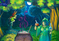 Ivan Stalio | Fantasy | Magic characters in the Woods | Personaggi magici nel Bosco